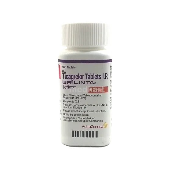 brilinta 90mg tablet 180's